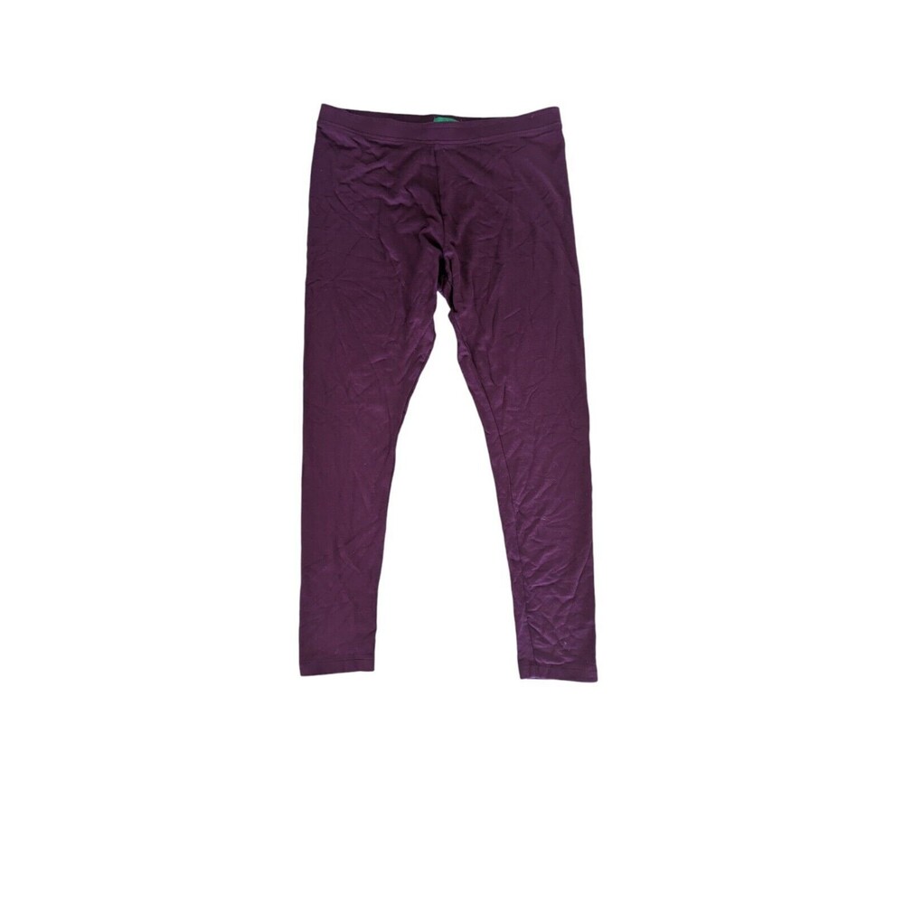 Women's Dip Purple Elastic Waist Pull On Leggings, Size L